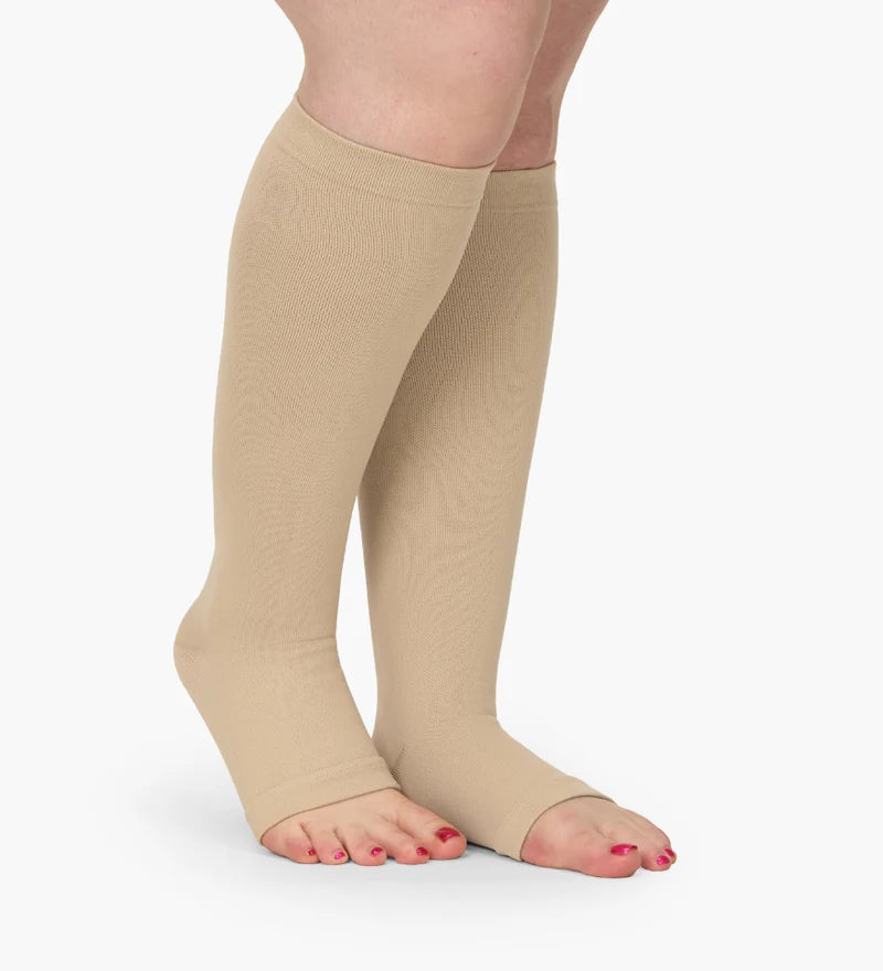 Toeless Wide Compression Socks