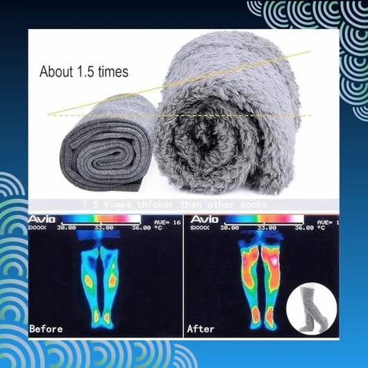 🎄 Knee High Oversocks