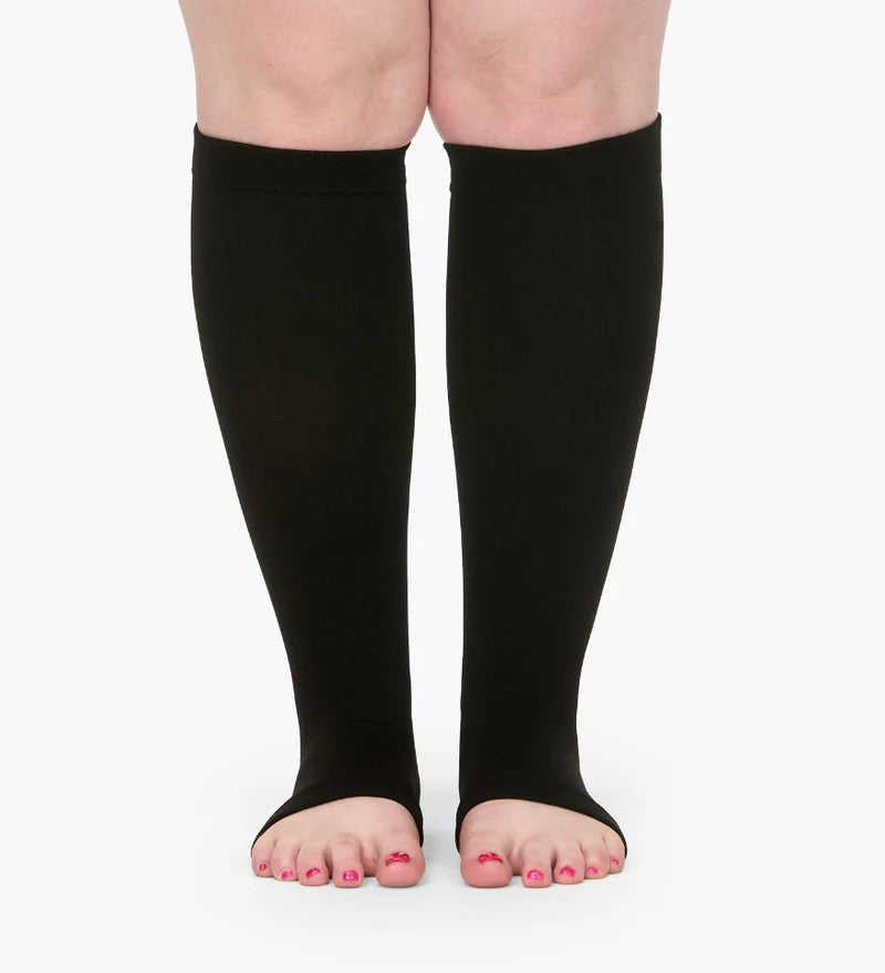 Toeless Wide Compression Socks